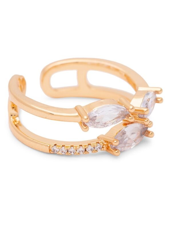 Gold Crystal Ring